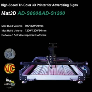 MAIGAO Large Format high speed Tri-colors 3D Letter Illuminated Logo Printer 3d Signage Machine